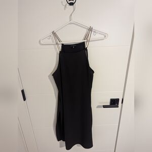 Dark purple Dynamite tunic with chain straps, size small